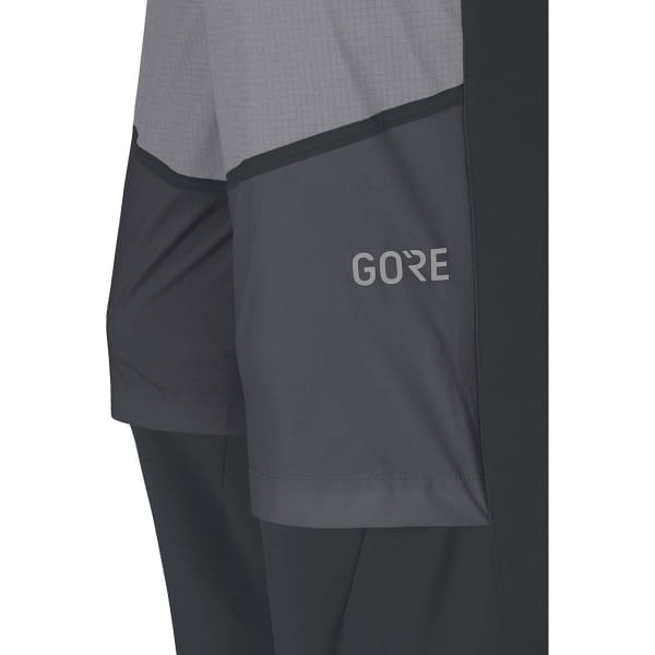 Pantalon ski de randonnée GORE WINDSTOPPER HYBRID PANTS BLACK TERRA GREY