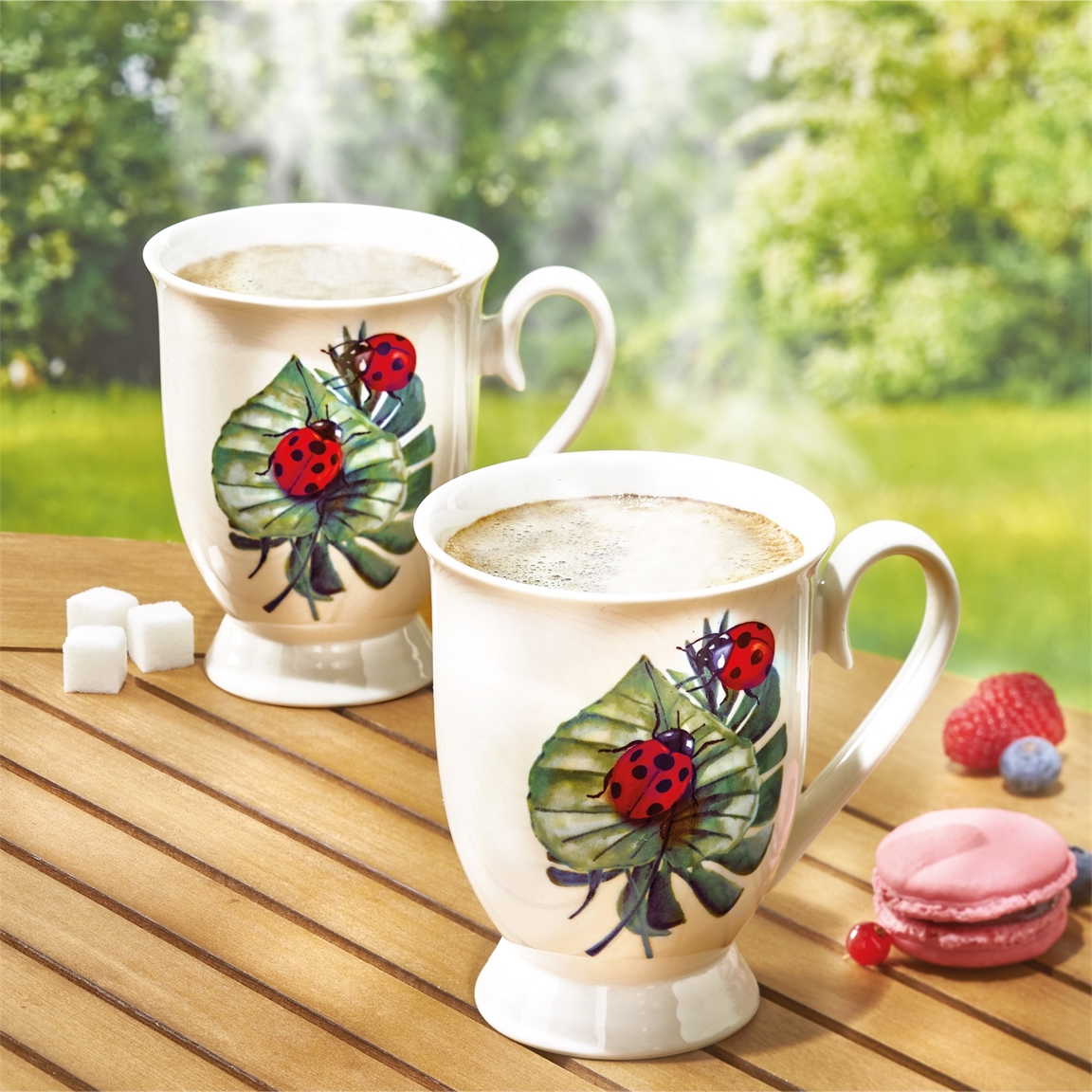 2 mugs coccinelle