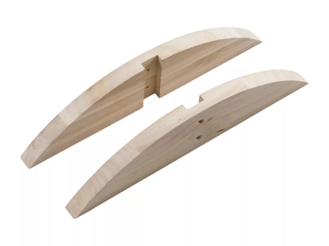 PIEDS DE PARAVENT Set de 2 Porta bois natur