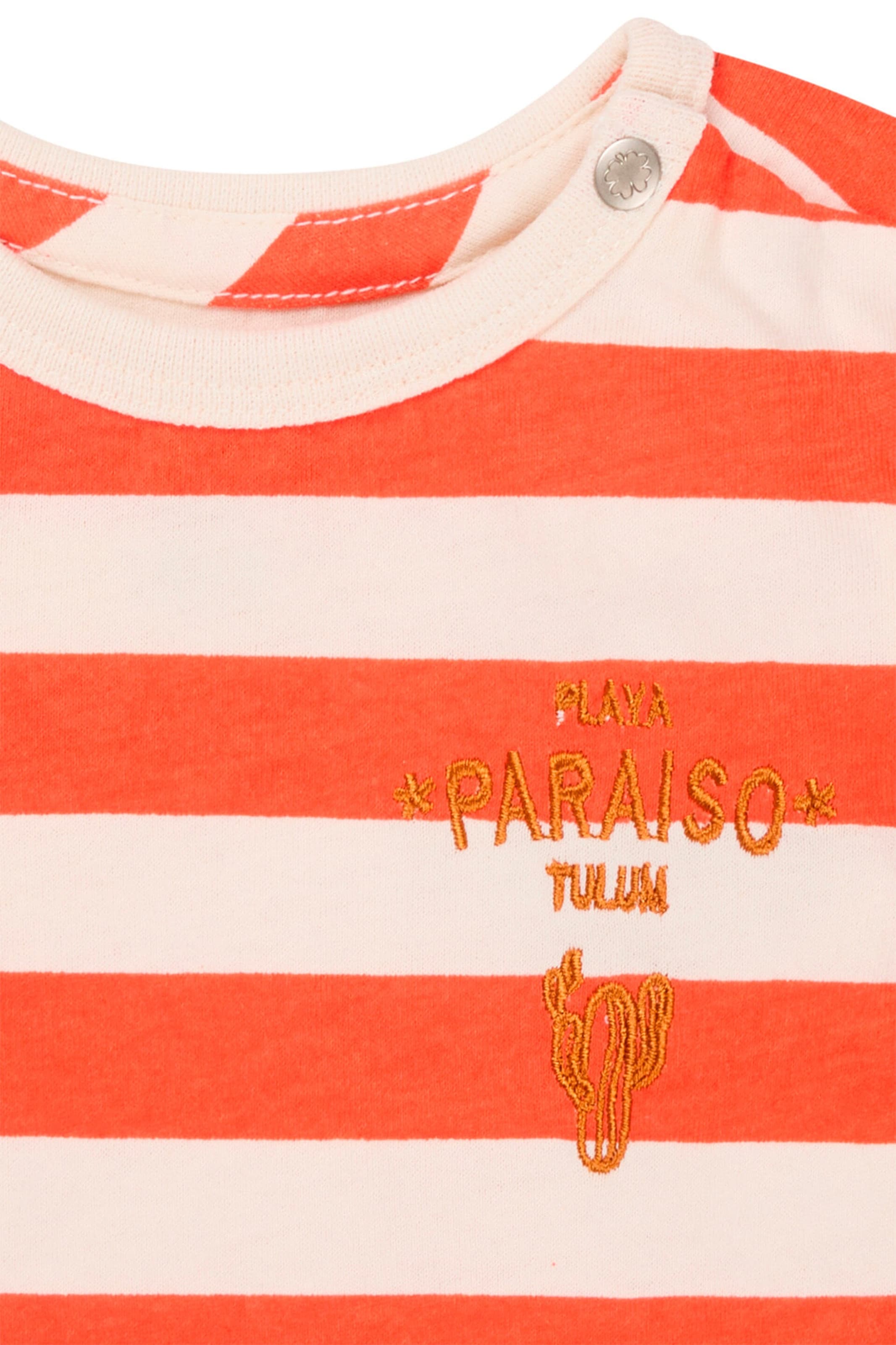 Noppies Baby Langarmshirt Ogaki Stripe pattern Orange