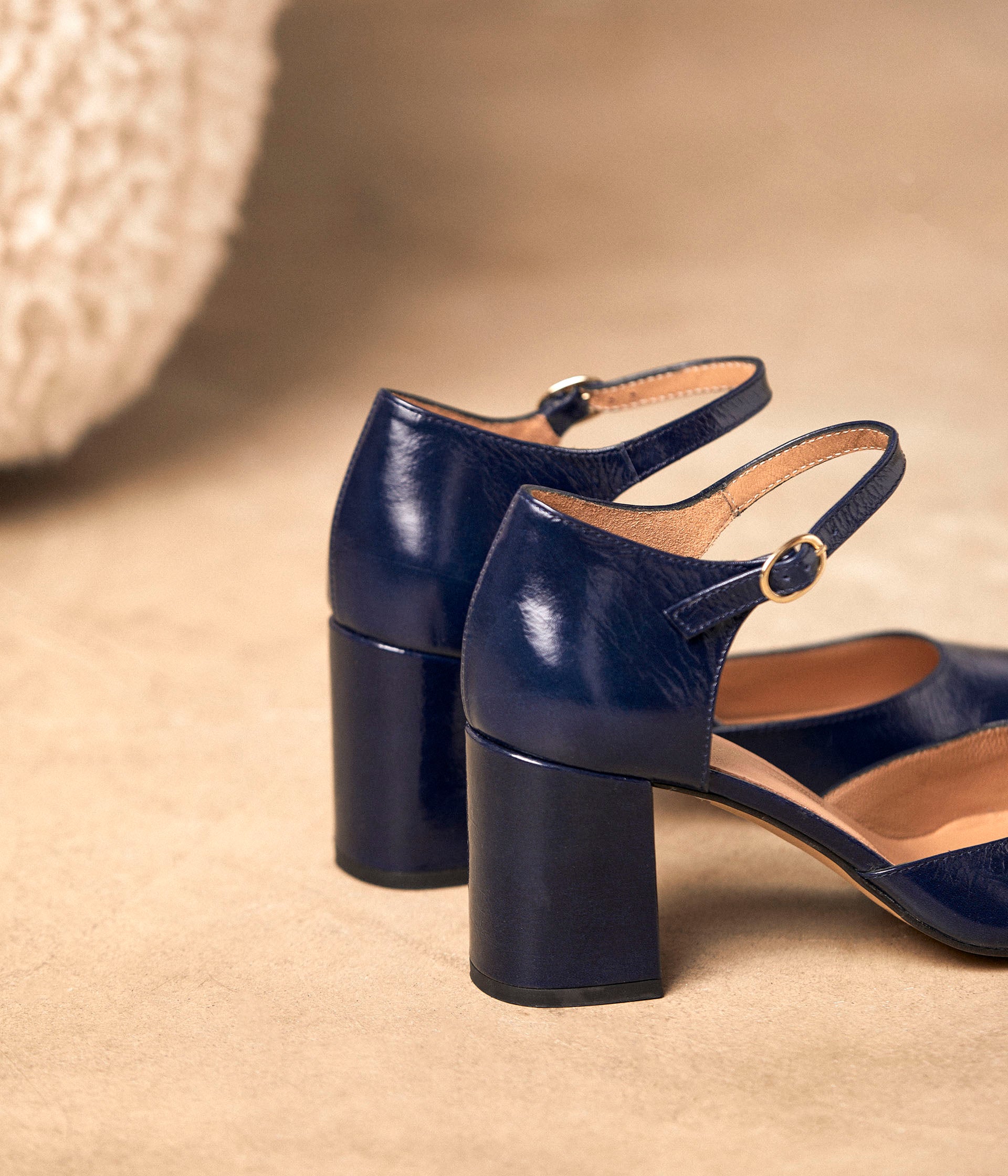 Babies bleues talon Amandine