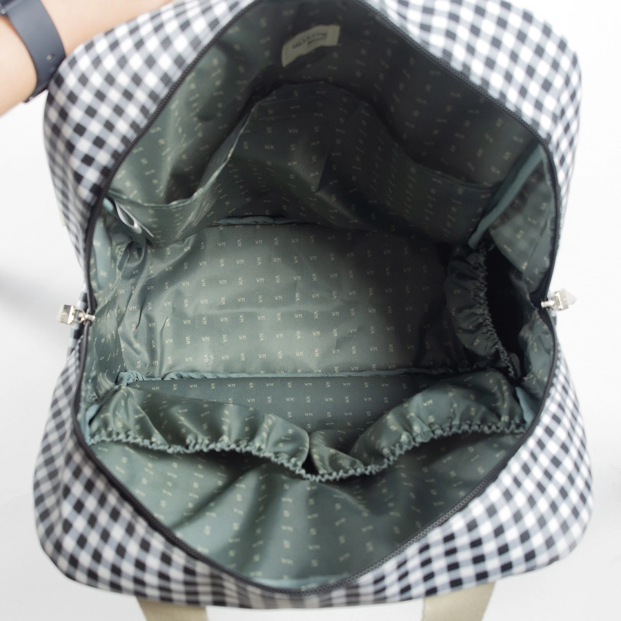 Walking Mum Wickelrucksack I Love Vichy Schwarz