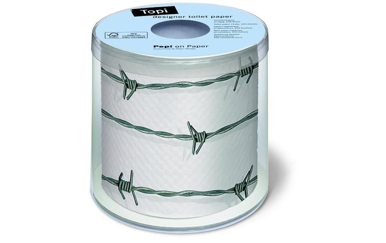 Toilettenpapier Barbed wire Rollen, 3-lagig, MehrfarbigWC Papier mit Stacheldraht