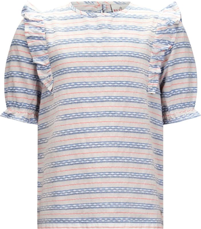 Retour meiden t-shirt Purdey Optical White