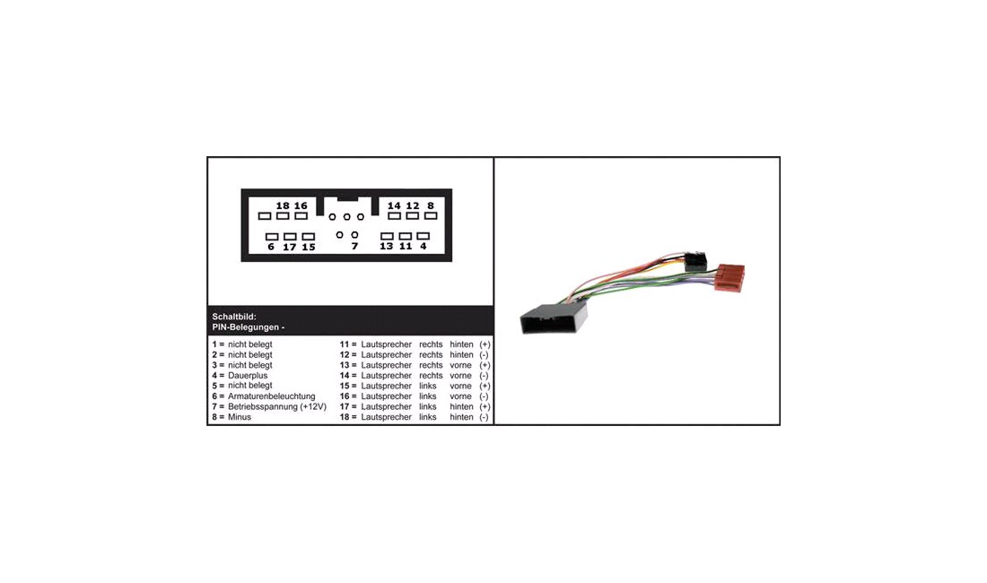 ISO-adapter Citroën P 410651