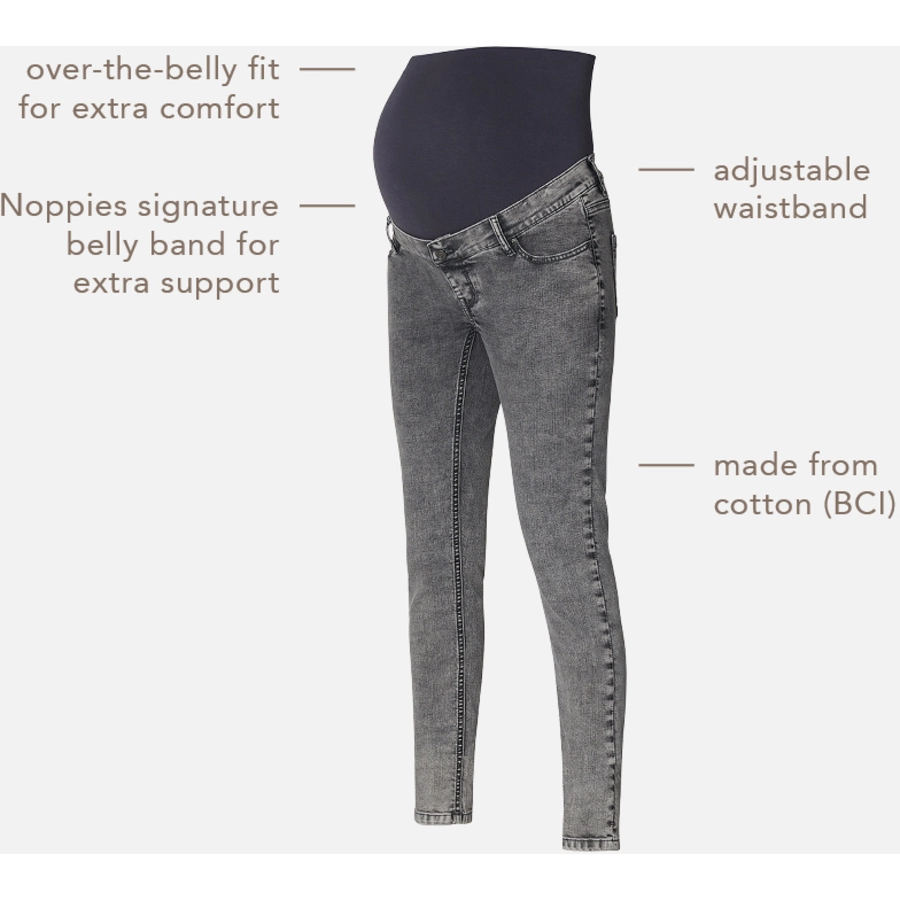 Noppies Skinny Umstandsjeans Avi Grey Denim