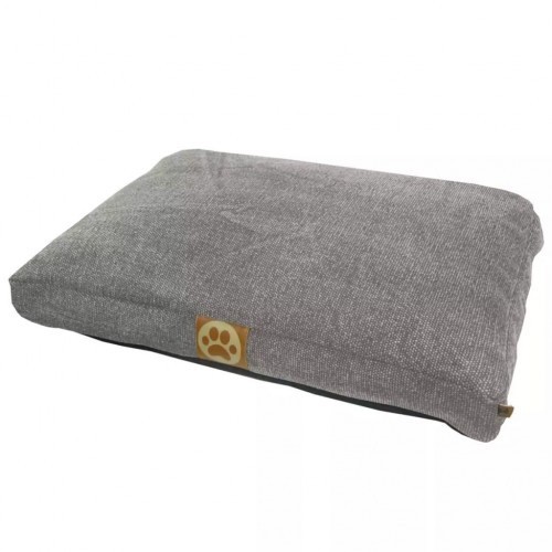 Cama cinza para cachorro
