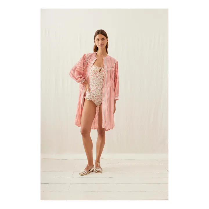 Louise Misha Maillot 1 Pièce Bayo Fibres Recyclées - Collection Femme | Crème