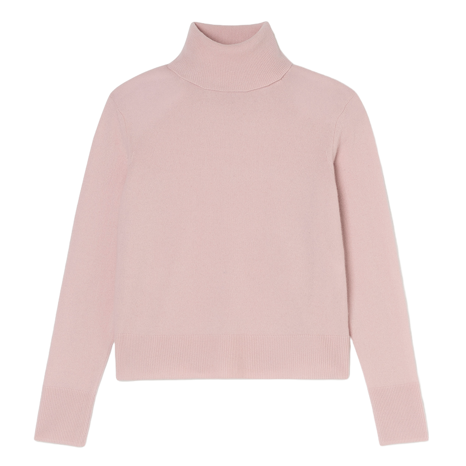 PALIA - Pull col roulé en cachemire | Rose