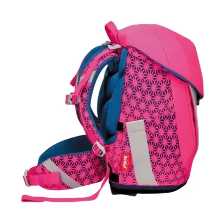 Scout Schulranzen-Set Sunny II Neon Safety Pink Glow mit Sporttasche, 4-teilig