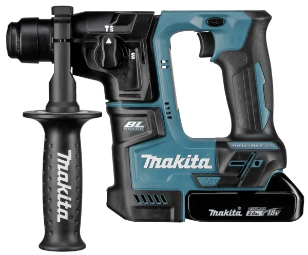 Makita DHR171RAJ - Roterende hammer - ledningfri - SDS-plus - 1.2 Joule - 2 batterier - 18 V