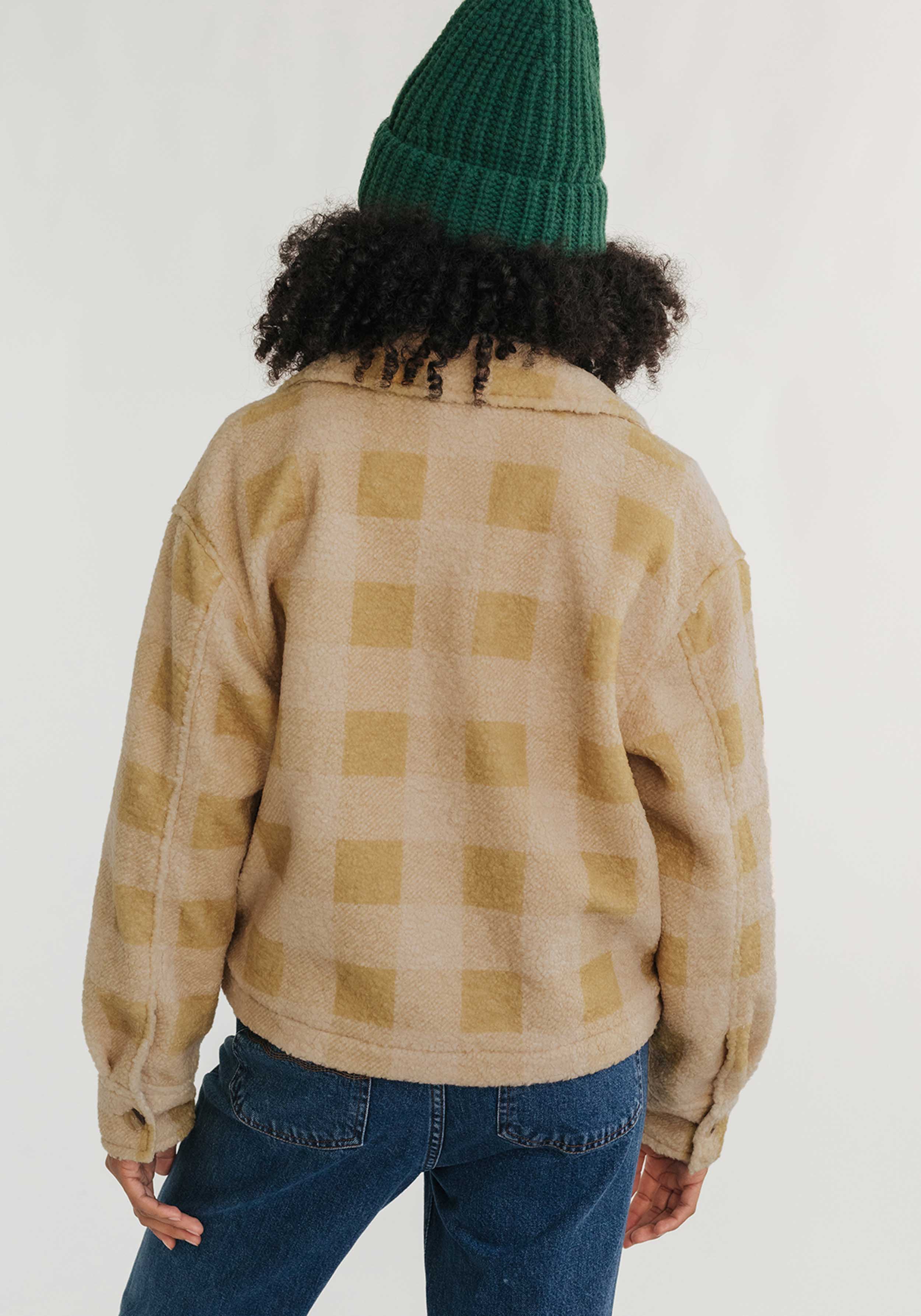 Twothirds Jacke Hoben Mustard Check