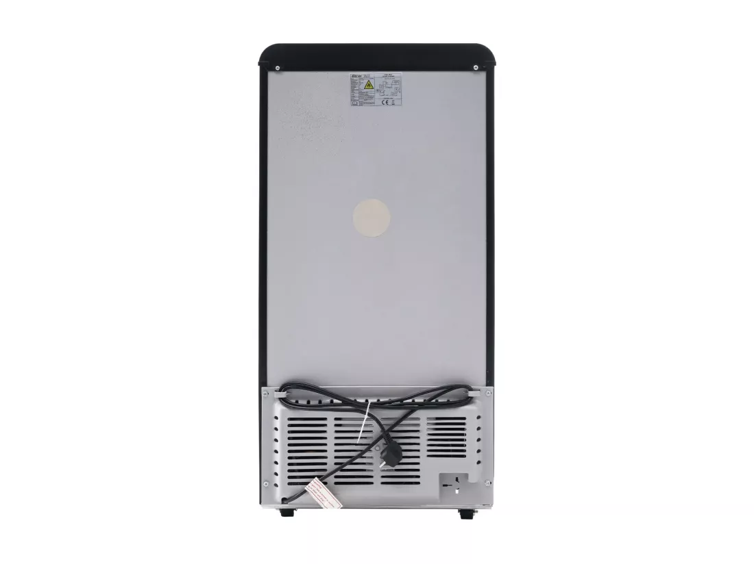 Réfrigérateur à double porte avec pieds réglables et roulettes - 72L - 120kWh/an - Faible niveau sonore de 39 dB - Classe E - 45x46x91cm