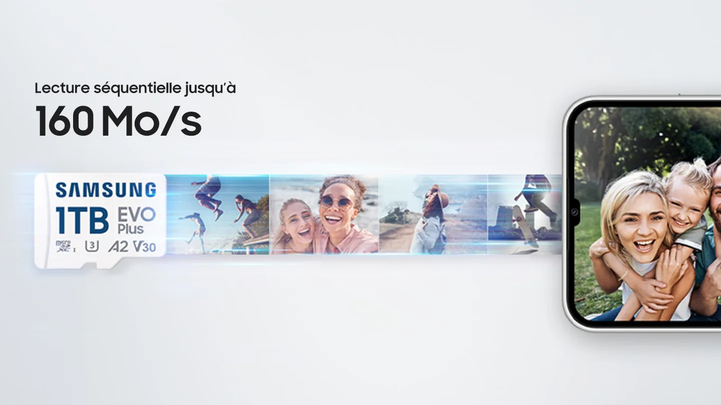 Samsung MicroSDXC EVO Plus 512 Go (2024) Cartes mémoires