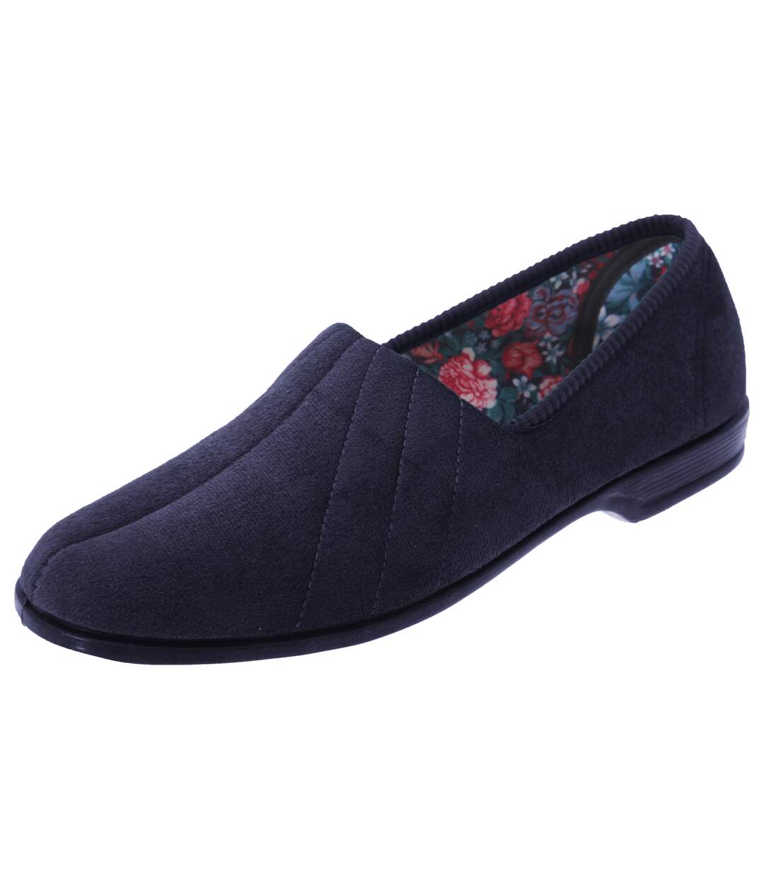 Sleepers Audrey III - Chaussons en velours - Femme (Bleu marine) - UTDF501