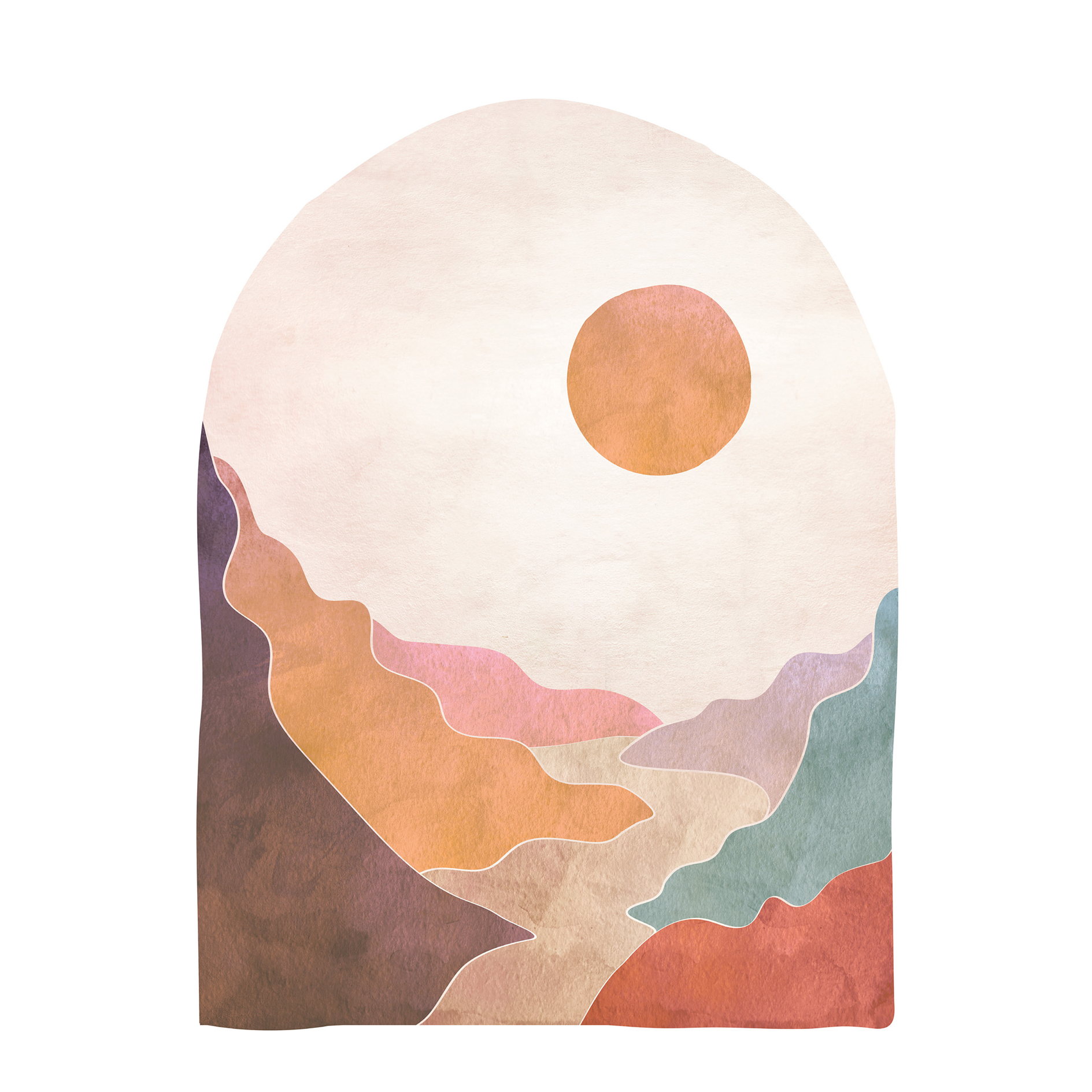 Gerahmtes Bild NATURE CANYON - 30x40 cm