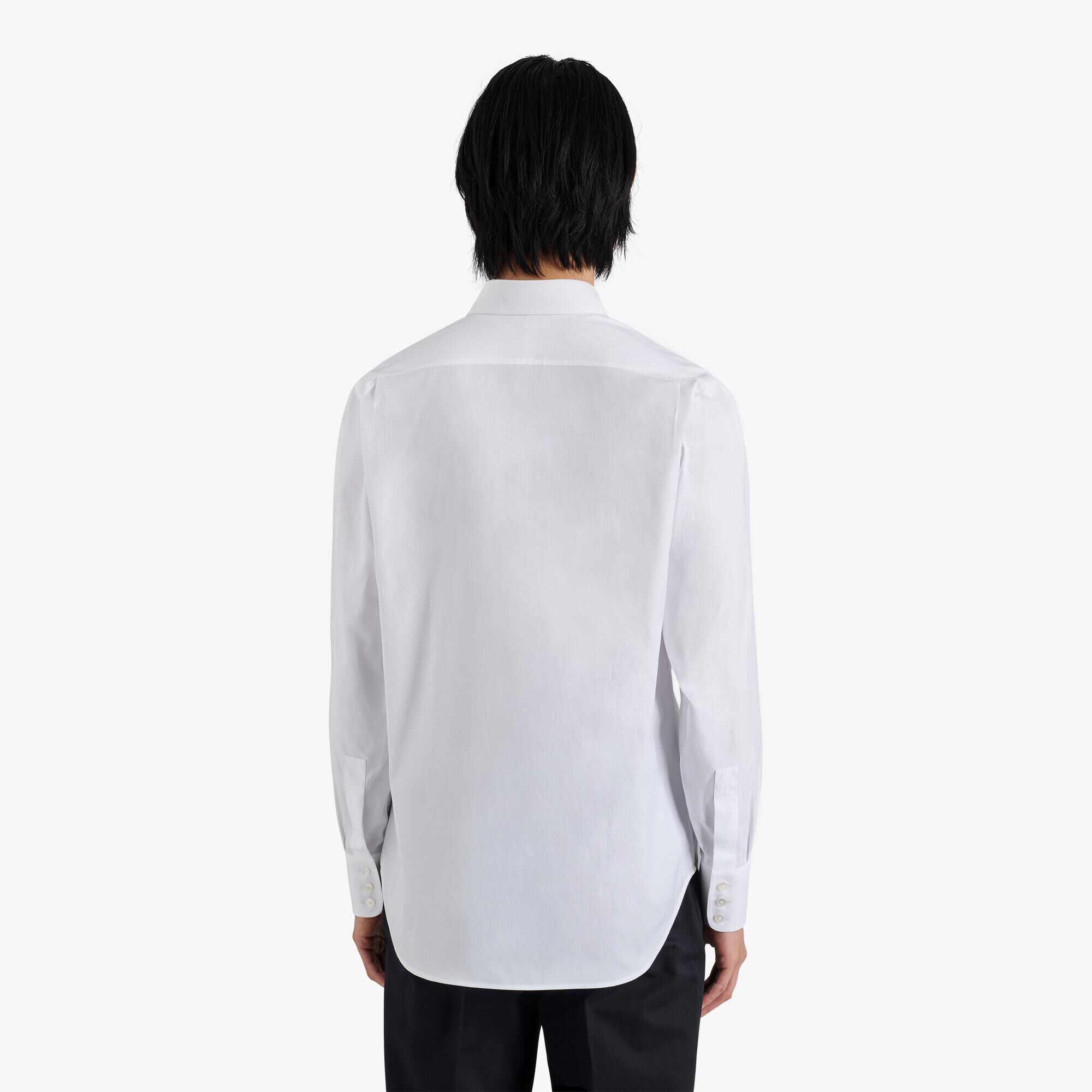 Chemise À Col Boutonne En Coton Scritto