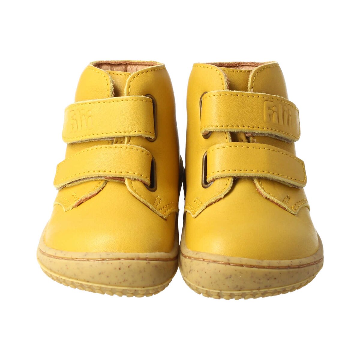 B3212-4 mustard SOFT-FEET BIO-nappa leather velcro Weite/M