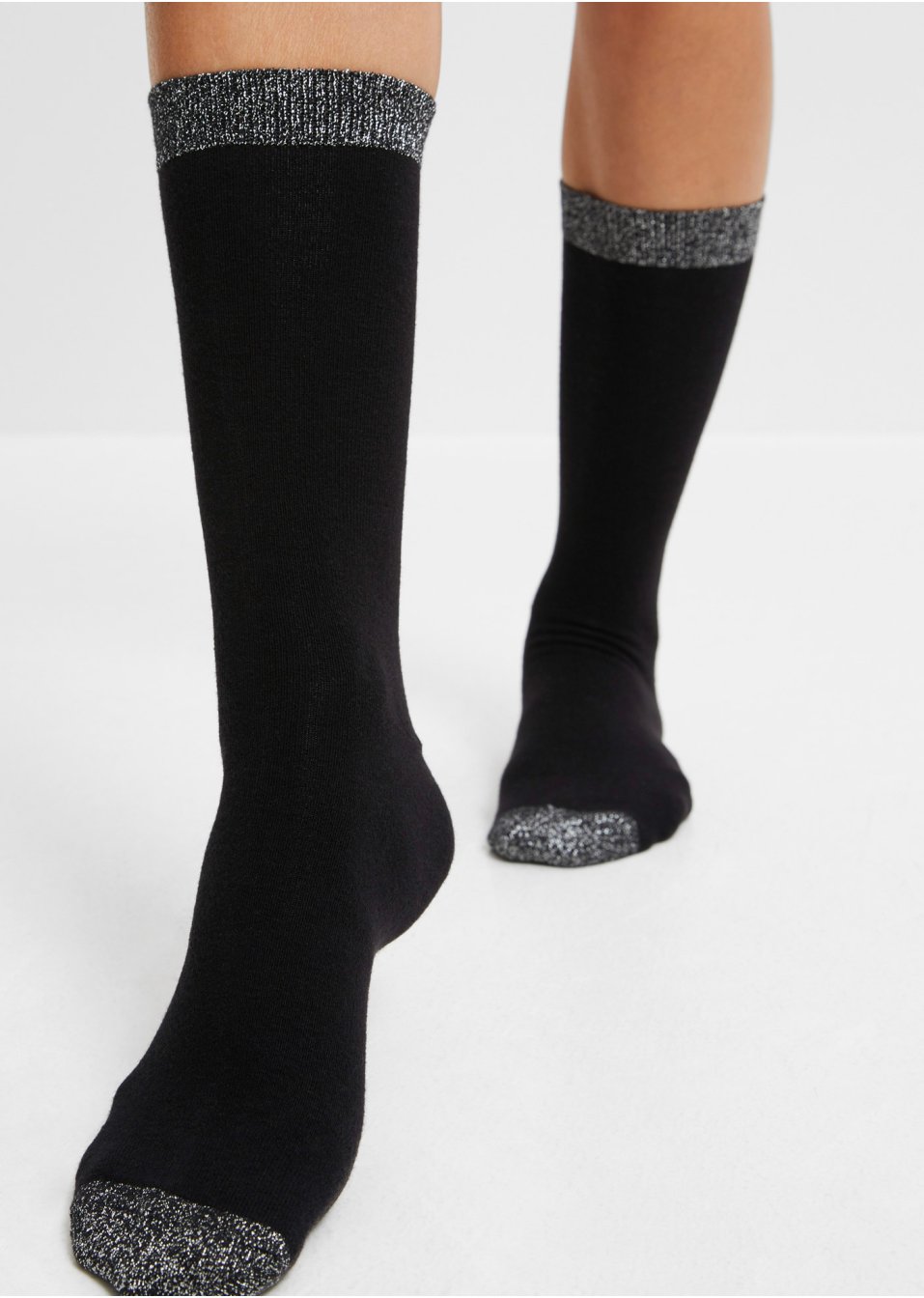 Lot de 5 paires de chaussettes avec fil brillant