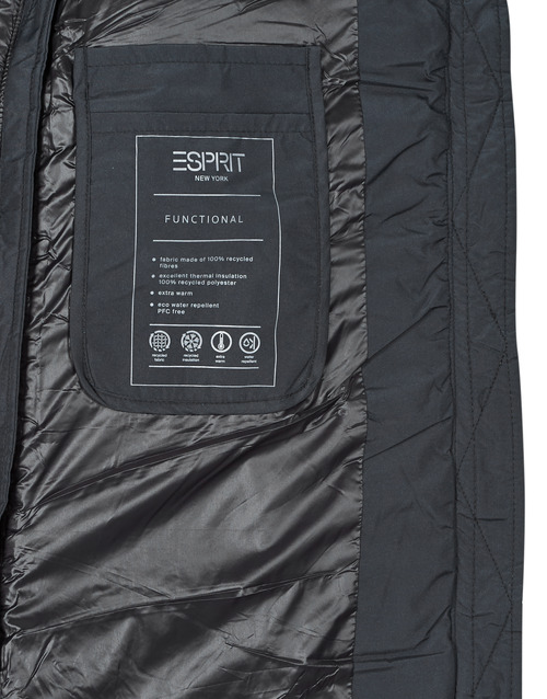 Esprit - PUFFER COAT - Noir