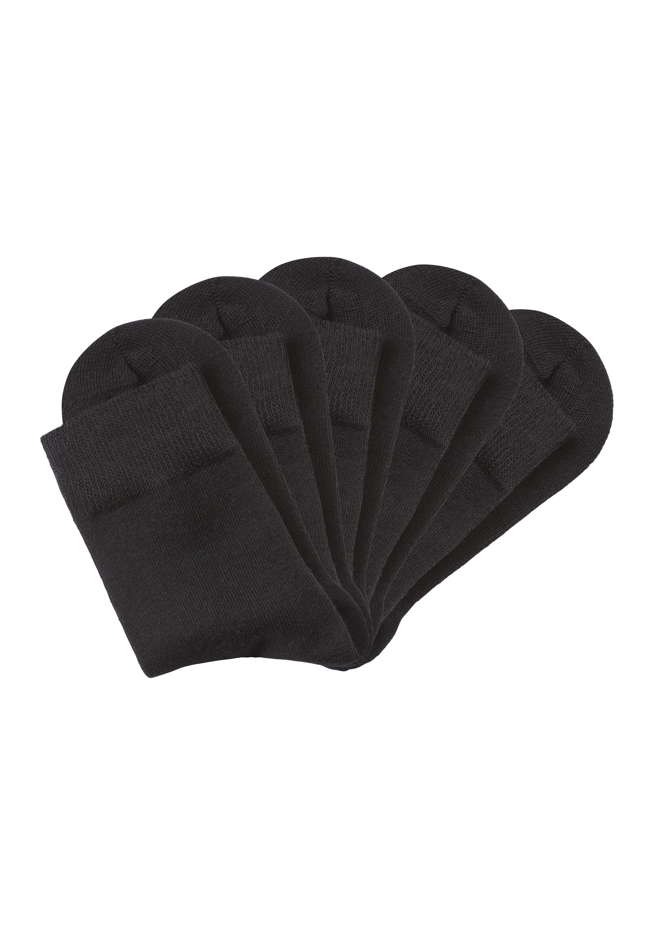 H.I.S Basicsocken Packung, 5 Paar tlg. mit besonders weichem Bündchen