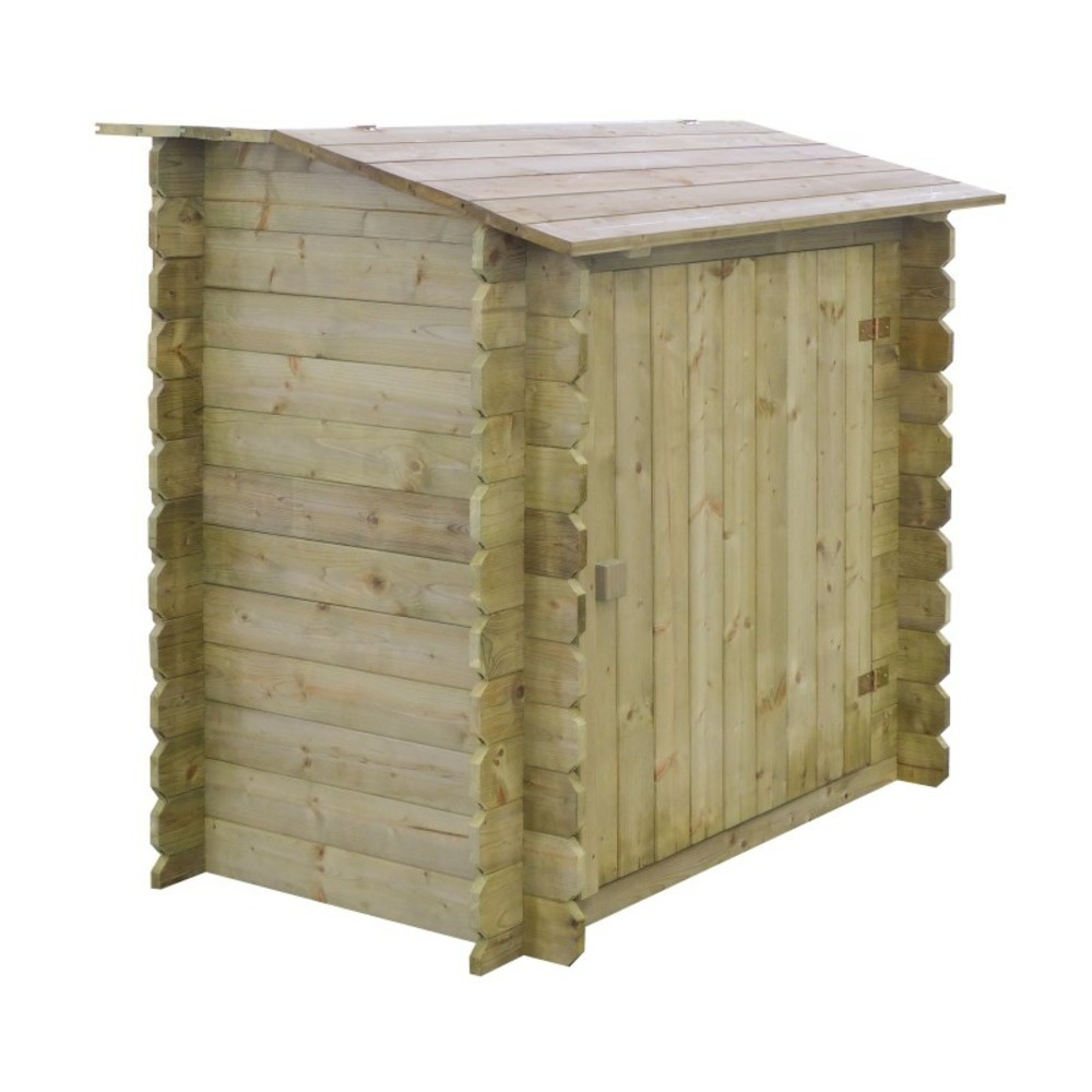 Piscine de jardin en bois - 8,57x4,57 x h.1,45 m - octagonal allongé - coffre de filtration compris