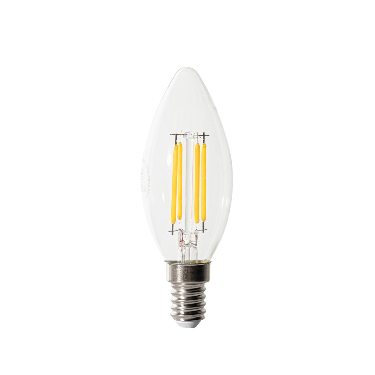 Set van 5 E14 3-staps dimbare LED lampen B35 helder 4W 450 lm 2700K