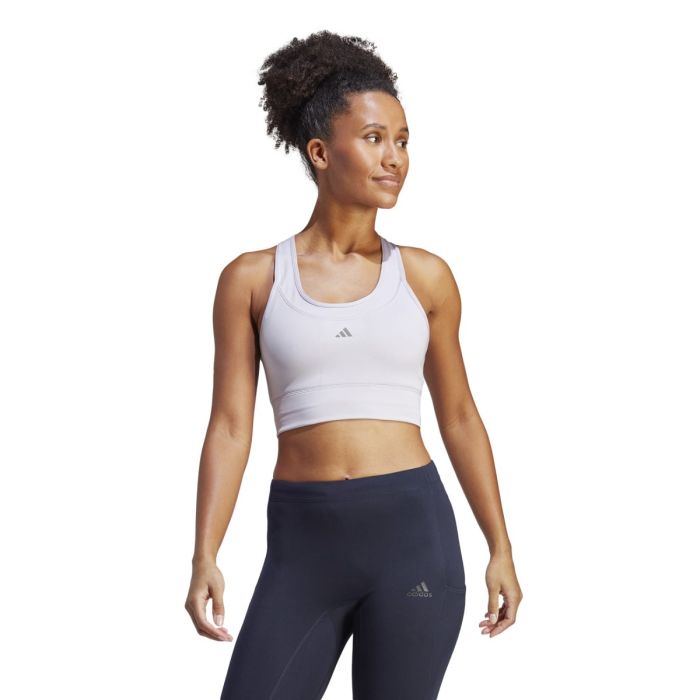 adidas Dame BH Run Ms Pkt Bra Lilla