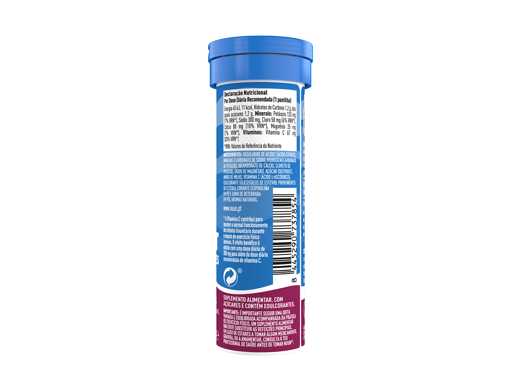 SUPLEMENTO NUUN SPORT FRUTOS VERMELHOS 10PAST