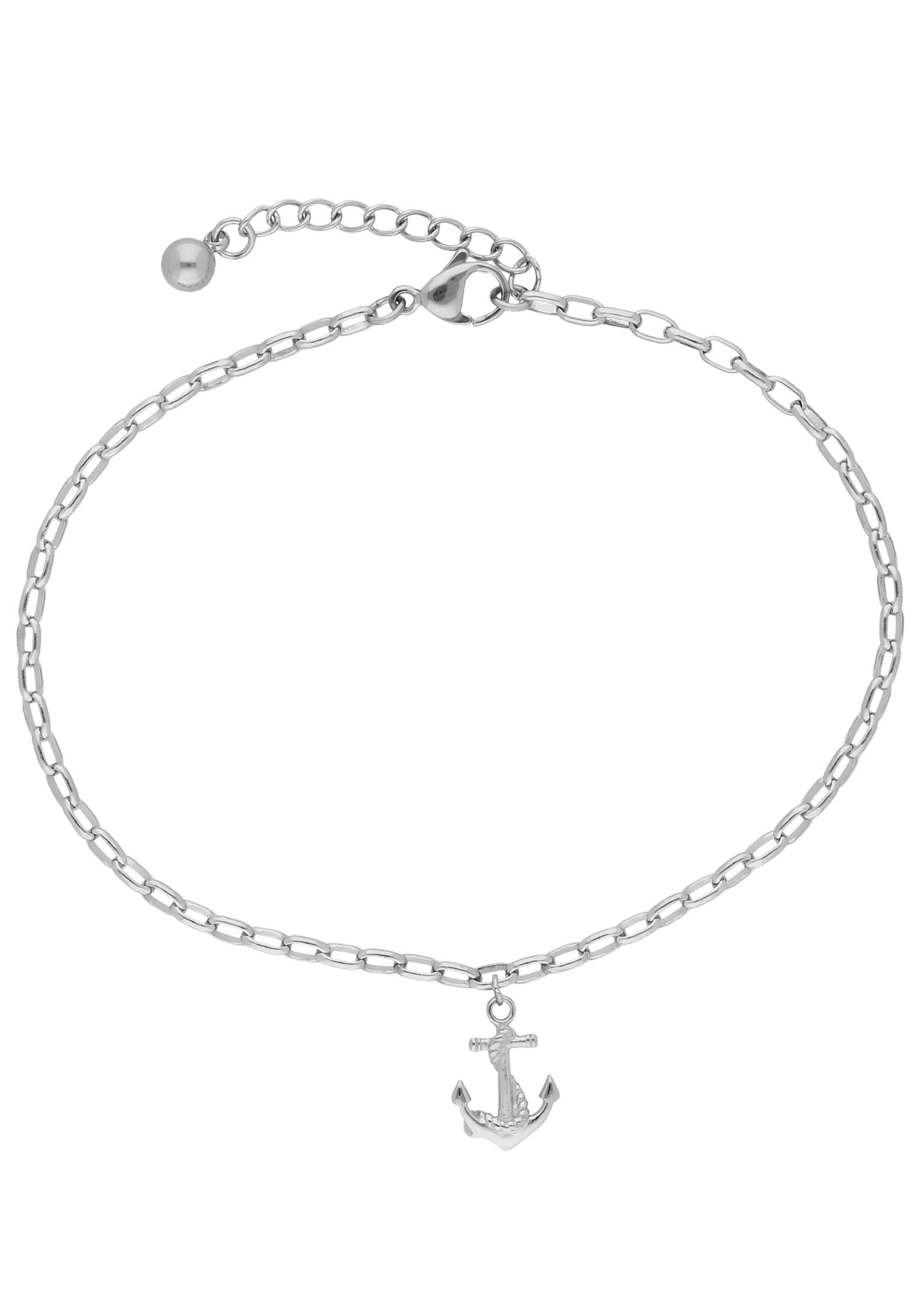 Firetti Fusskette »Schmuck Geschenk Körperschmuck Maritim Anhänger Anker+Seil Ankerkette«