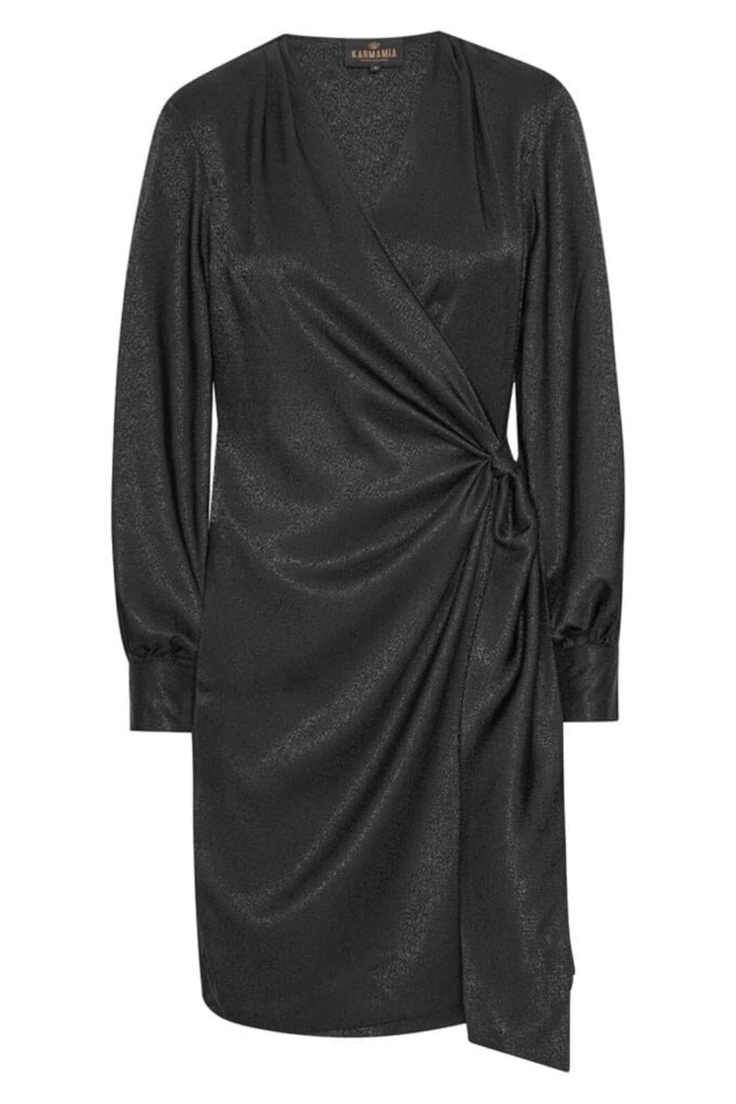 Karmamia Ines Dress black leo dot jacquard