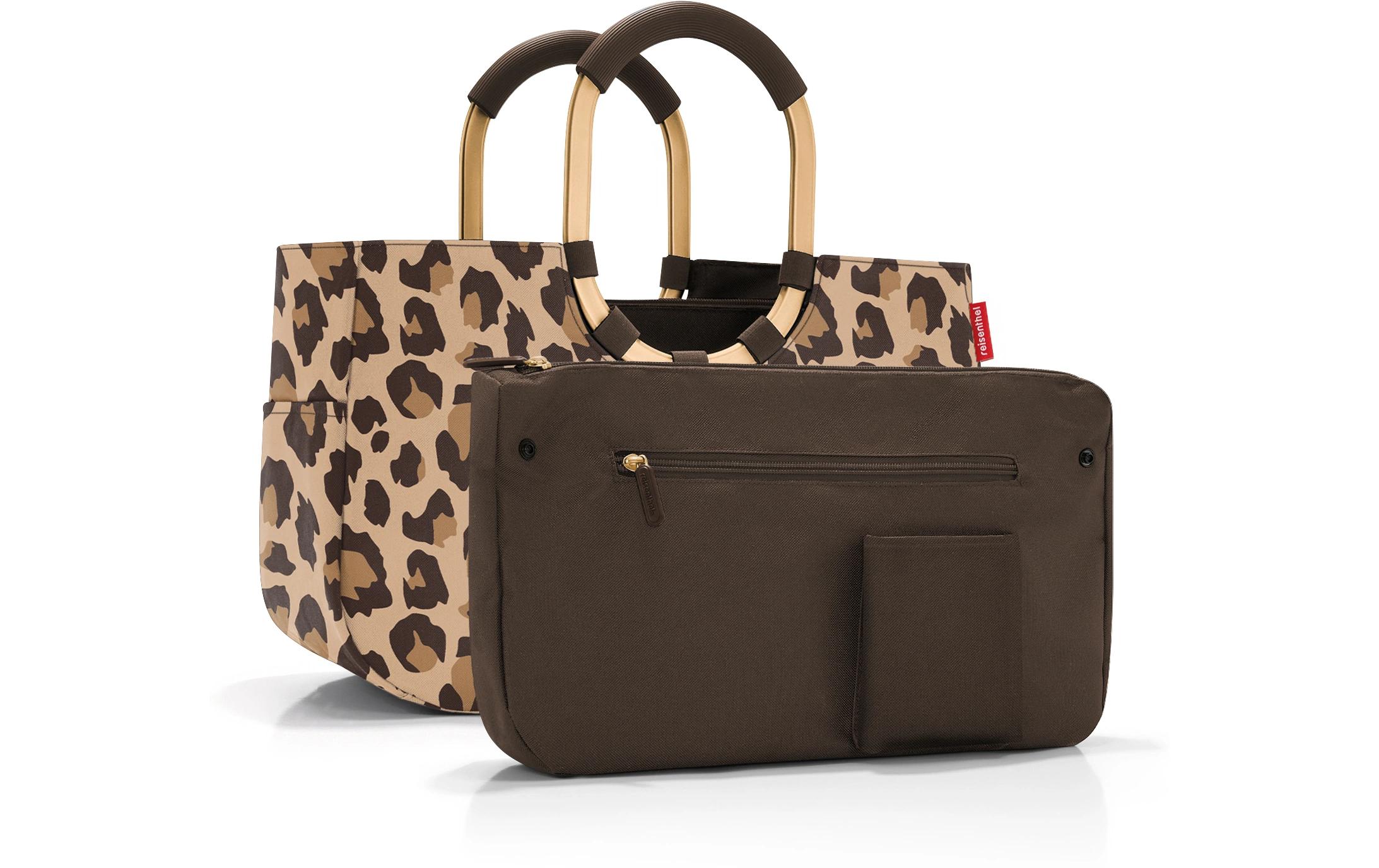 Einkaufskorb loopshopper M Frame Leo macchiatoElegante Einkaufstasche