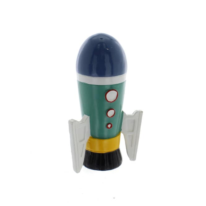 Spardose Rakete - aus Polyresin - ca.  8 x 8 x 16 cm