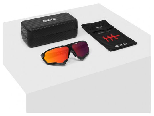 Scicon Sports Aerocomfort SCN PP Regular Lunettes De Soleil De Performance Sportive (Scnpp Multimorror Rouge/Briller)