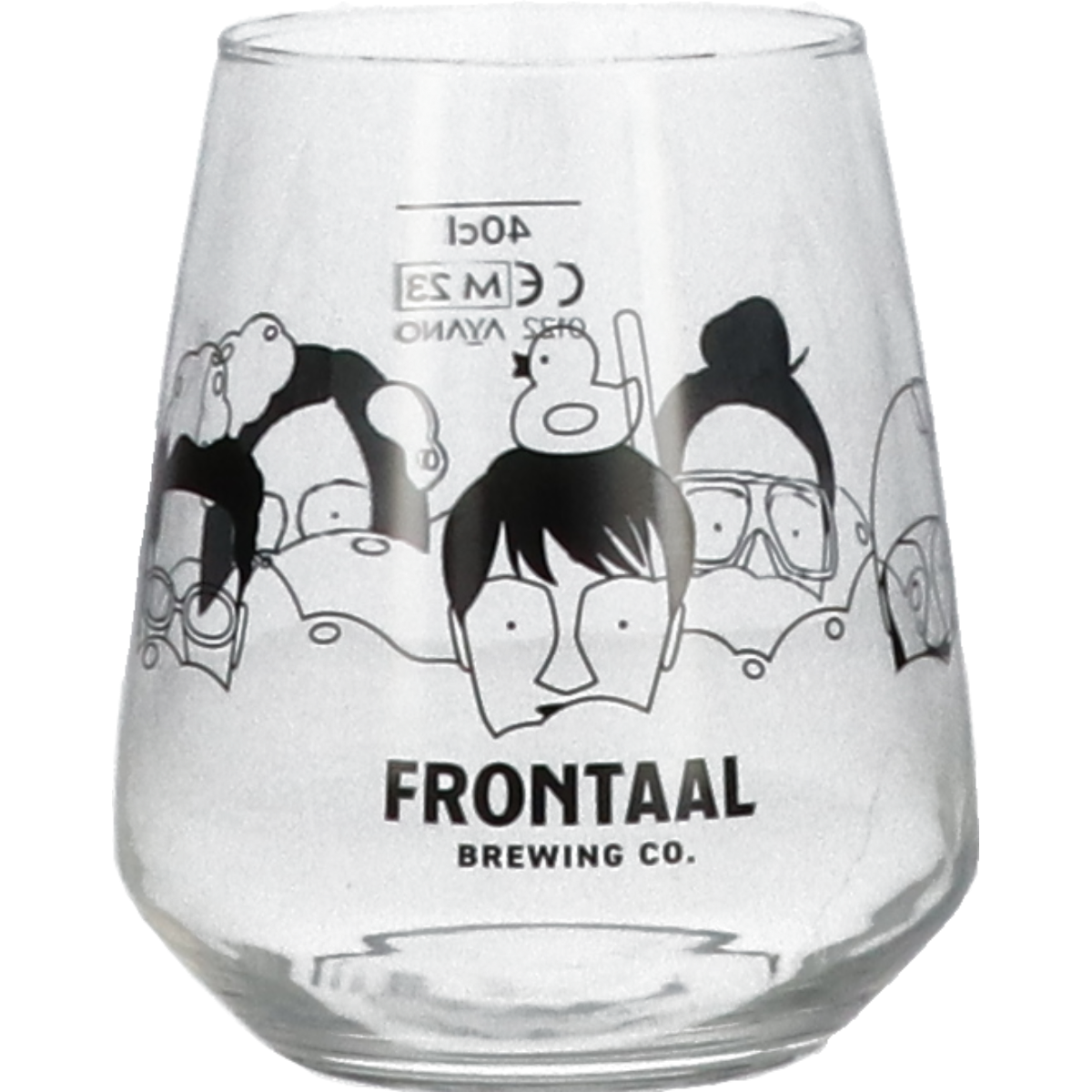 Frontaal Bierglas 40 cl