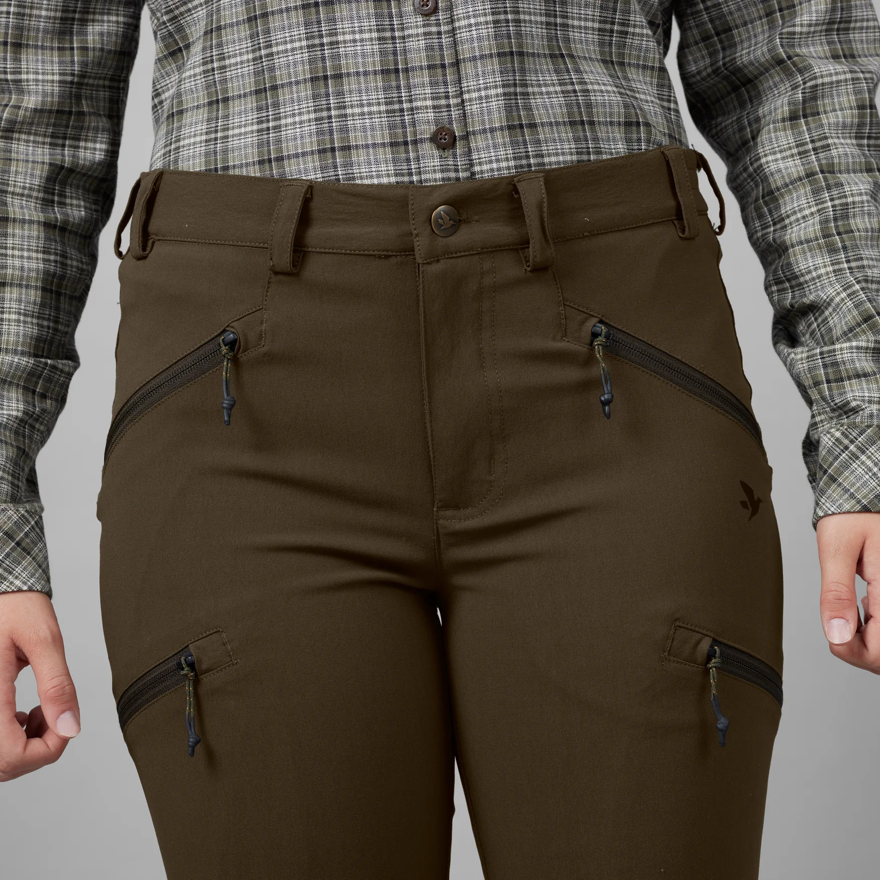 Seeland Women's Larch Stretch Pants Grizzly Brown/Duffel Green
