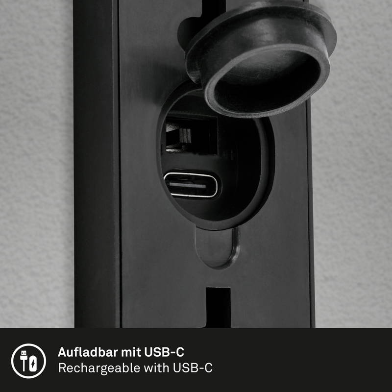 Briloner Akku-Außenwandleuchte