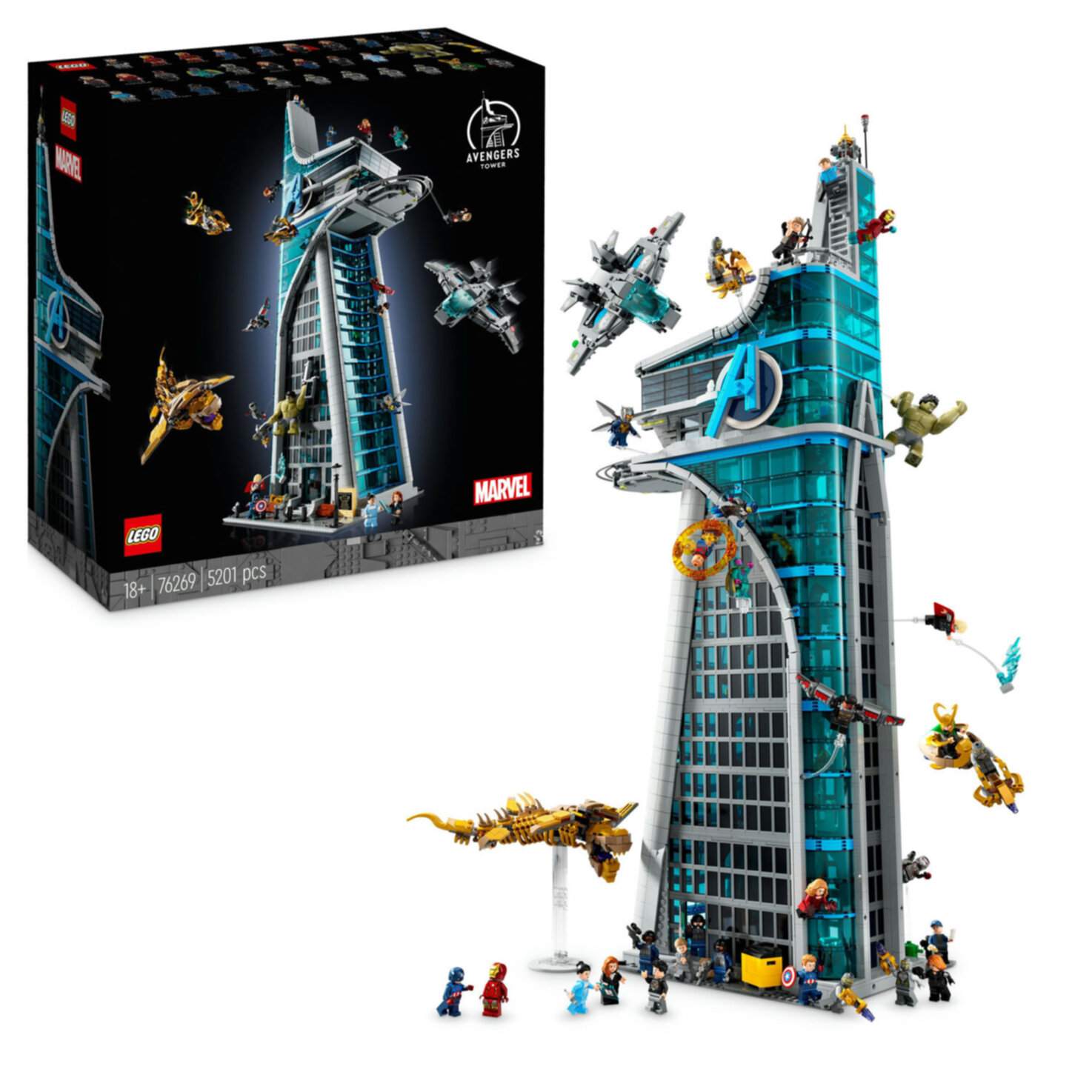 LEGO Marvel Super Heroes Avengers Tower (76269, seltenes Set)