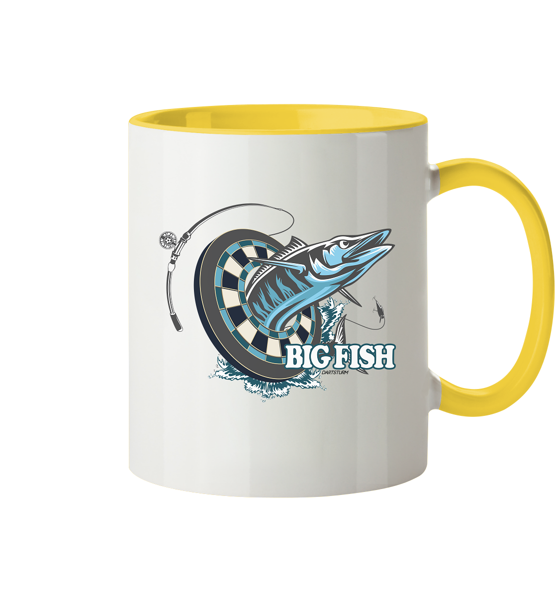 DartSturm - Big Fish - Tasse zweifarbig