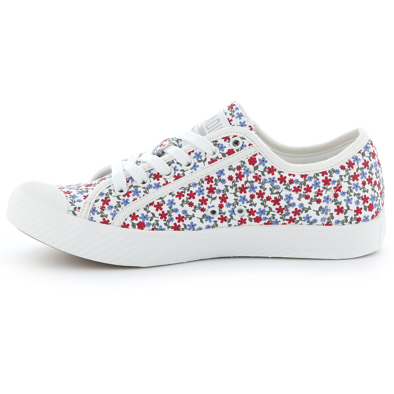 Palladium Baskets basses en Toile imprimée Phoenix multicolores