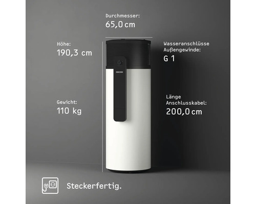 Stiebel Eltron WWK-I 300 Plus 300 liter warmtepomp voor warm tapwater