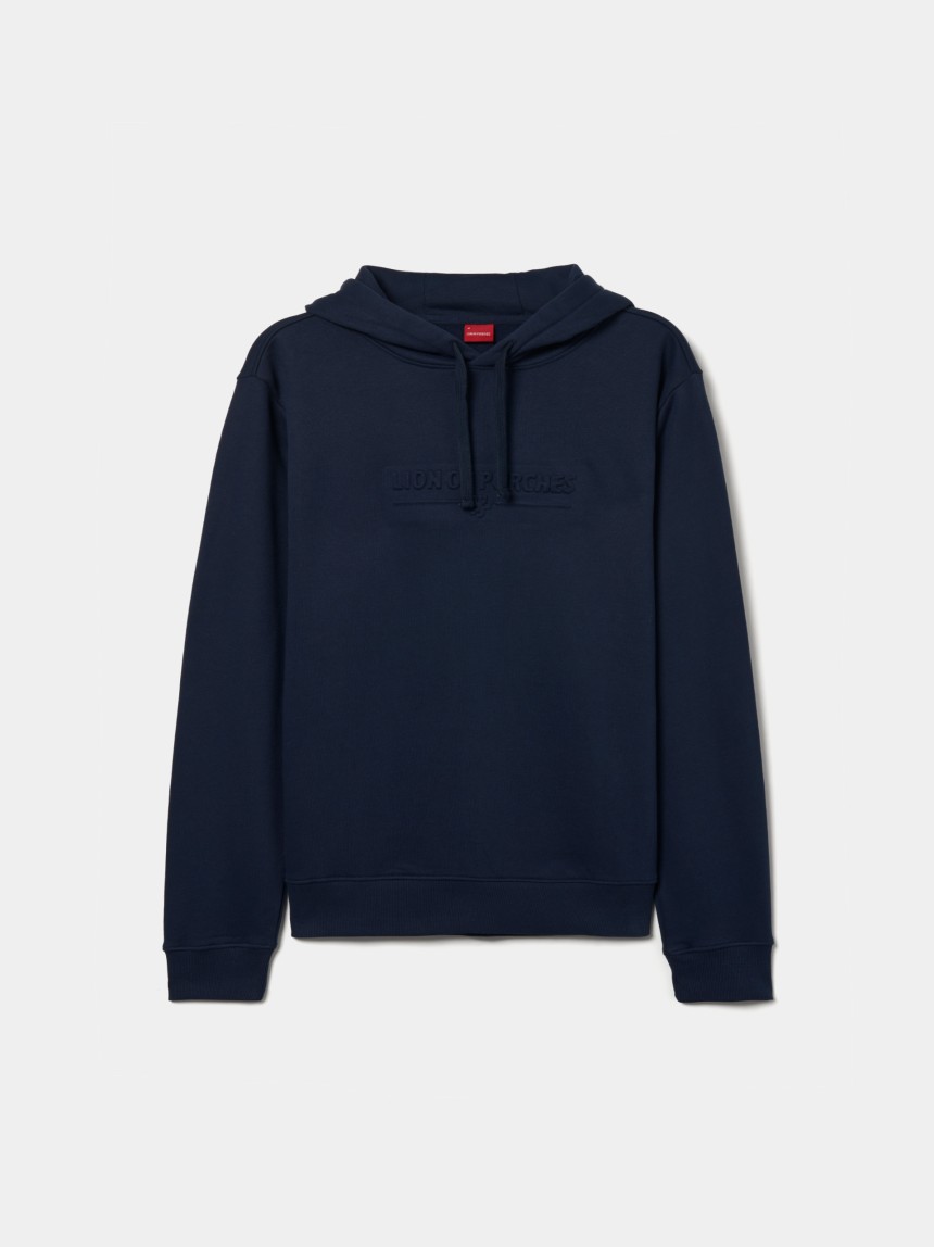 Sweatshirt de algodão com capuz