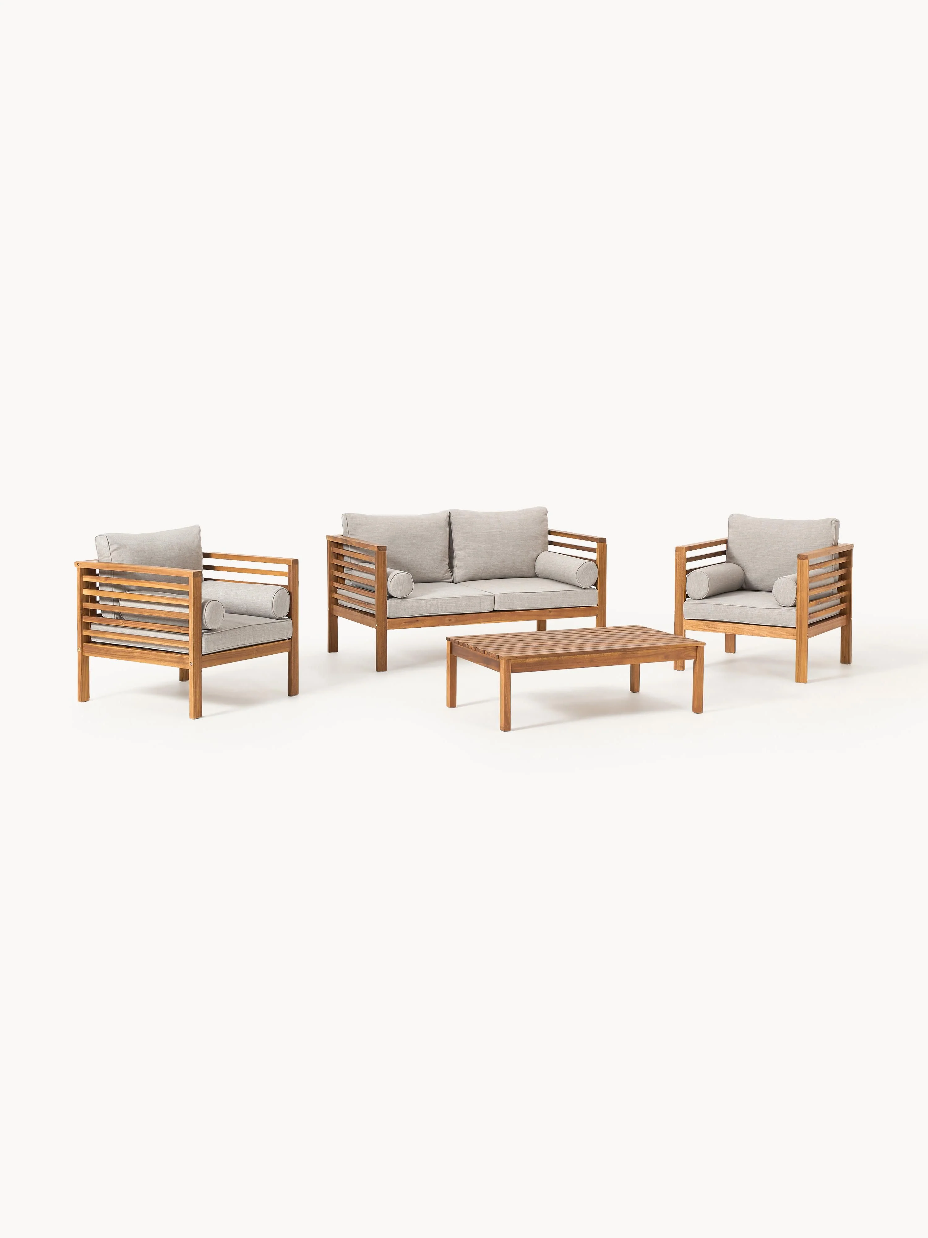 Tuin loungeset Bo van acaciahout, 4-delig