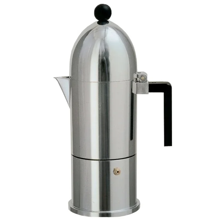 A di Alessi - La Cupola Espressomaschine 9095, 30 cl, aluschwarz