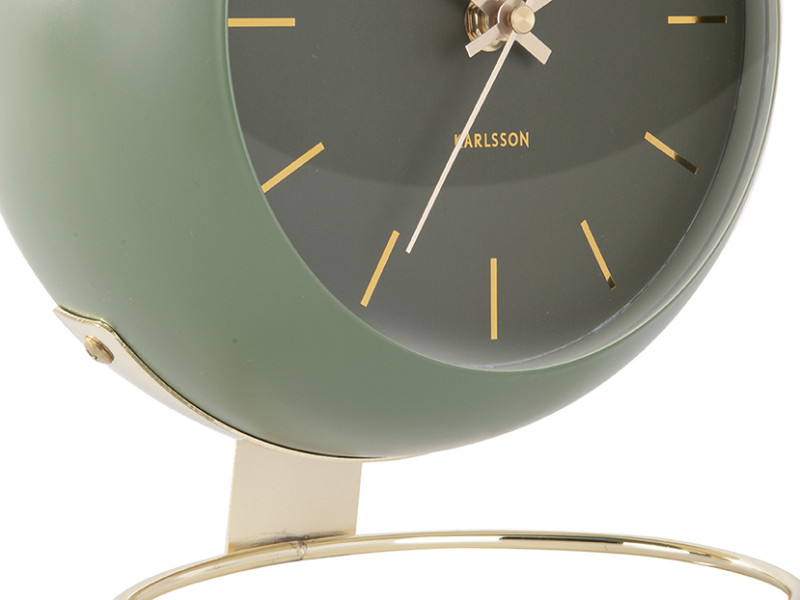 Table Clock Globe KA5832BK Black
