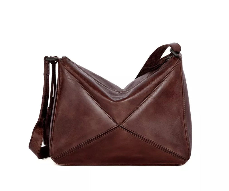 Spikes & Sparrow Apache Lila Crossbodybag Dark Brown