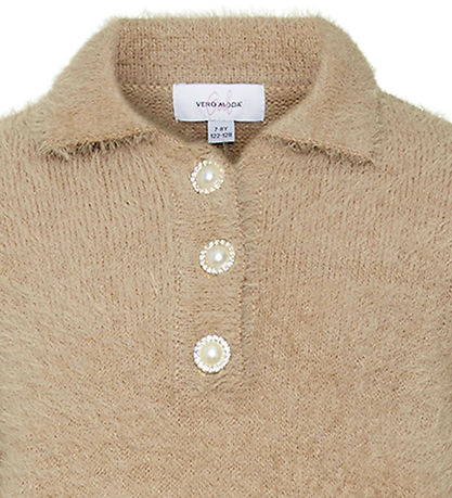 Vero Moda Girl Bluse - Strick - VmBess - Silberner Nerz