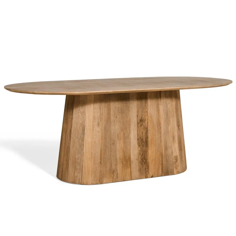 Mokka Eettafel Lichtbruin 180cm