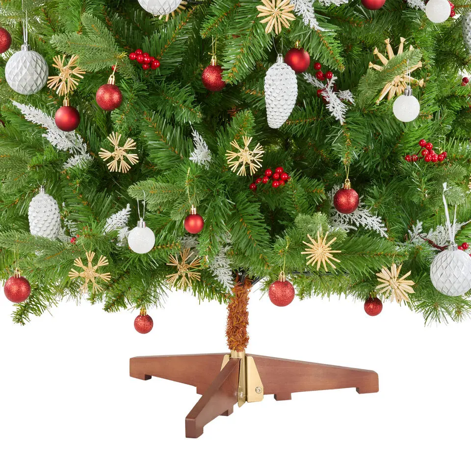 tectake Kunstkerstboom Cupid, spuitgietnaalden, Groen