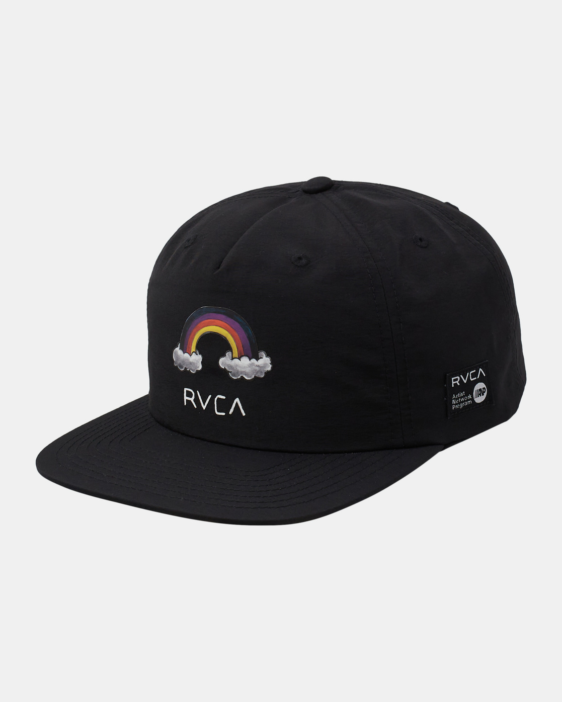 Rvca Rainbow Hat Black